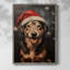 «Christmas Holiday Art - Series 2-XXXVIII», reproduction d'art encadrée - bois massif XMAI81816-364839992