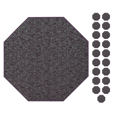 Ensemble de tapis géométriques en nylon tufté à la machine pour intérieur/extérieur