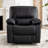 Breathable Leather Cushion Back Stitching Manual Recliner Chair-1580129657