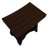 Ripley EcoDecors, Solid Wood Rectangular Shower Bench With Shelf-740278014-740278013