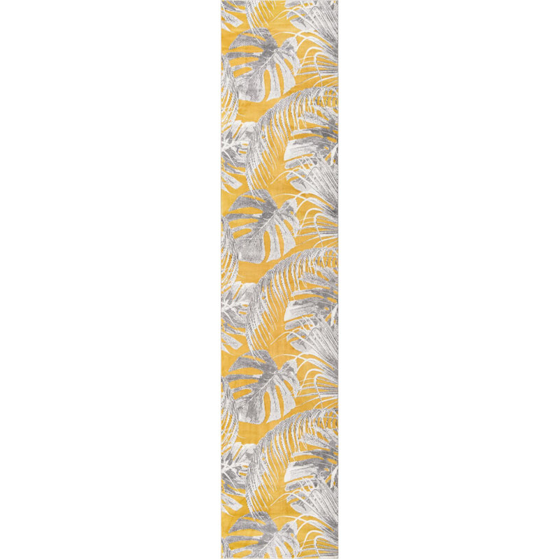 Floral Indoor Rug, Runner 2'7" x 12'