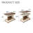 Removable Multi-Storage Coffee Table