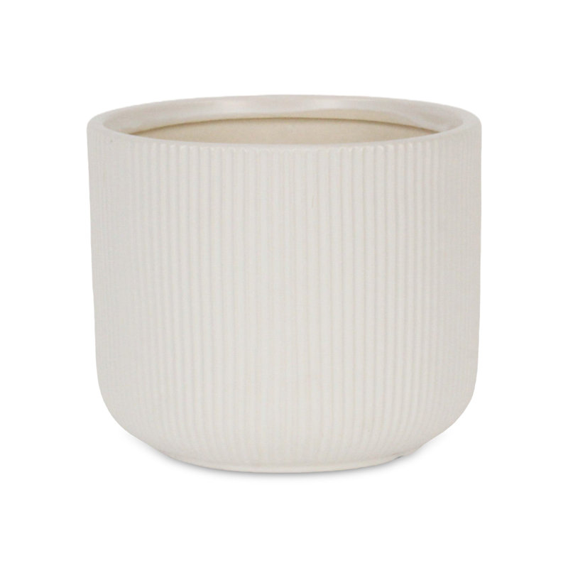 Currula Handmade Ceramic Pot Planter, 5.75" x 6.75" x 6.75"