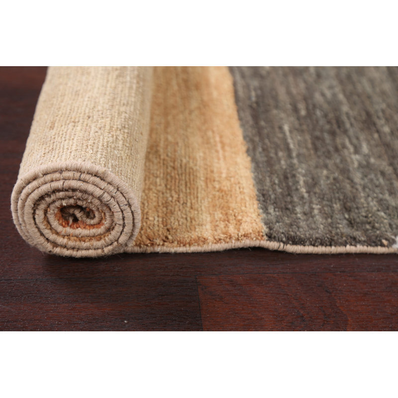 Gabbeh Kashkoli One-of-a-Kind 2'7" X 7'11" New Age Runner Wool Area Rug in Multicolor