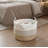 Multifunctional Large Woven Storage Basket With Handle, Soft Round Shape, Suitable For Laundry, Toys, Blankets, And Cushions. A Must-Have For Every Home.