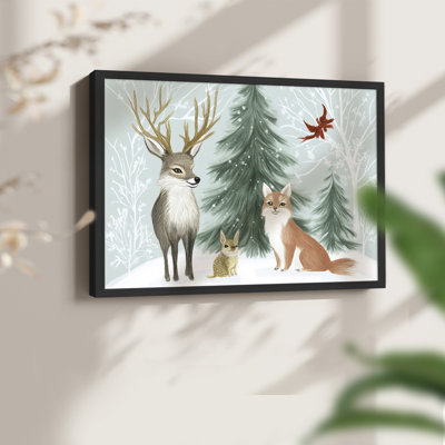 Chirstmas Art-CCIII -Framed Print - Restickable