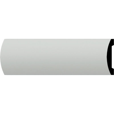 Endurathane Flat Trim, 6 7/8"H x 1 3/8"P x 94 1/2"L, Factory Primed (2-Pack)