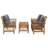 Costas 4 Piece Lounge Chair with Cushions-1509694989