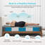 Hybrid Memory Foam Mattress With Fibreglass Free For Cooler Sleep Supportive & Pressure Relief, Medium Firm-101290025