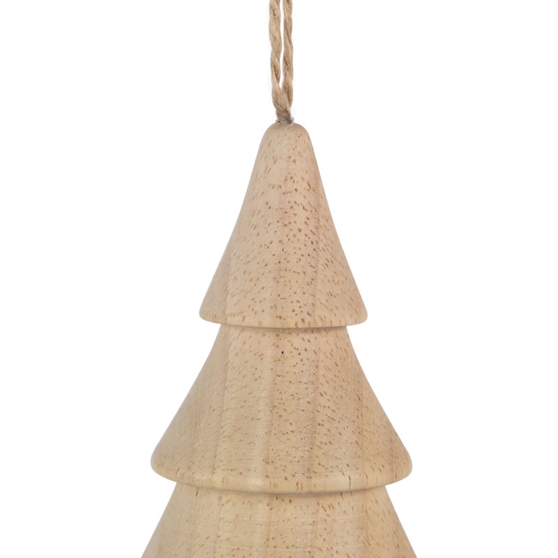 5.5'' Wood Presents Finial Ornament
