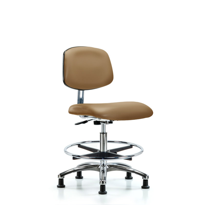 Chaise de dessin Yareli, Patins, Taupe