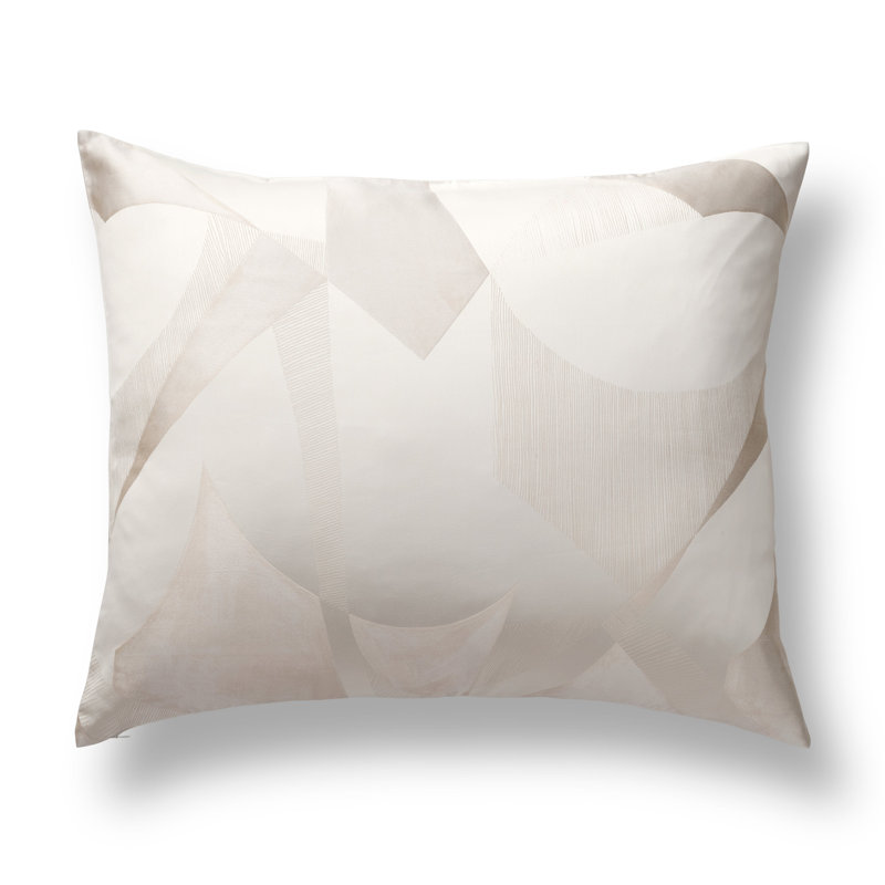 Clio Pillow Sham, Euro, Pearl