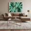 Geometric Abstraction 25 Green Canvas Wall Art-1947202742