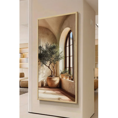 Superbe peinture décorative en panneau de fibres à densité moyenne, 27,6 po x 13 po | Cadre 100% bois massif (épaisseur: 0,8 po) | Impression numérique vibrante, pour la décoration intérieure, le salon et le bureau | Ajout d'art mural élégant