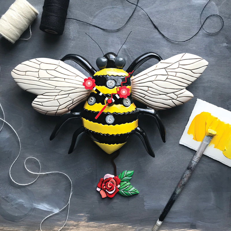 Allen Designs Buzz the Honey Bee with Flowers