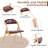 Upholstered Padded Stackable Folding Chair-833301003