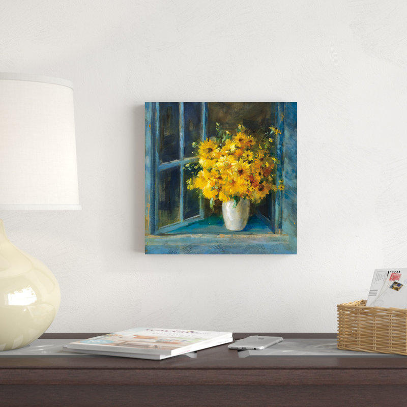 " Sunny Windowsill ", 12" H x 12" W x 1.25" D