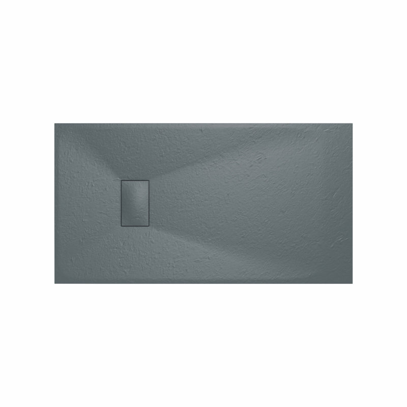 Bozidar W 32mm D Rectangle Shower Tray, 130cm H x 70cm W x 3.2cm D, Anthracite