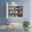 Two Door MDF Square Shape Medicine Cabinet