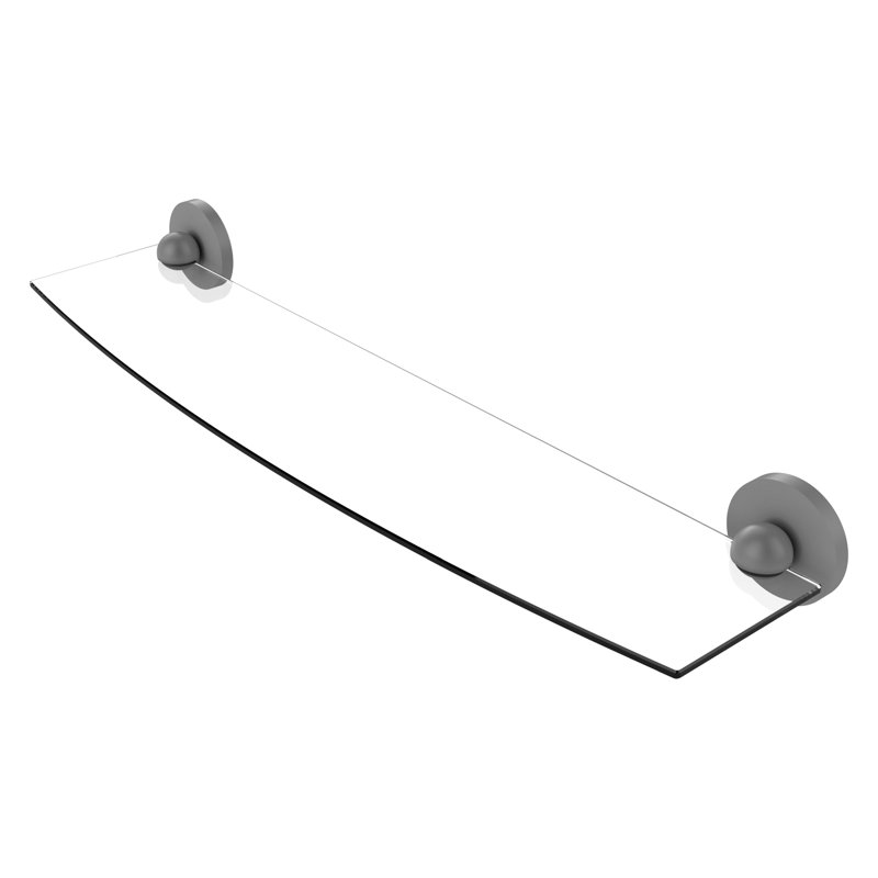 Tablette à support Gober, 24 po, Gris mat