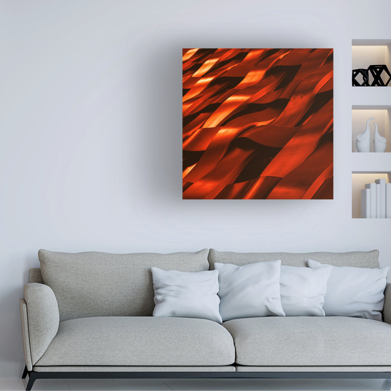 Art sur toile «bolaire» par Harry Verschelden, H 14 po x l 14 po
