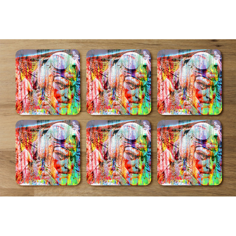 Square 6 Piece Coaster Set