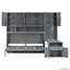 Lit escamotable mural avec placard, tiroirs et bureau Murphy-107507807