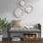 Medallion Trio Distressed White Floral 3-Piece Carved Wood Wall Décor Set
