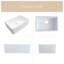 17 Stories Huggett 40.8mm W Ceramic Kitchen Sink 0