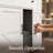 White & Wood-Grain Farmhouse Barn-Door Storage Cabinet，Coffee Bar Sideboard with Drawer for Kitchen & Living Room-117608470