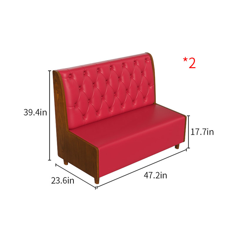 Banc rembourré en similicuir Oddveig