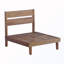 Ensemble de meubles modulaires d'extérieur en bois 8 pièces avec table à thé et coussins de rangement