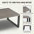 Naresa Modern Metal Patio Outdoor Coffee Table For Garden, Backyard And Porch-1955405904