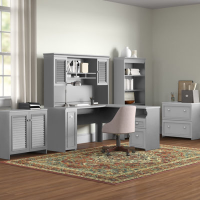 Huckins 4 Piece Computer Desk Office Set