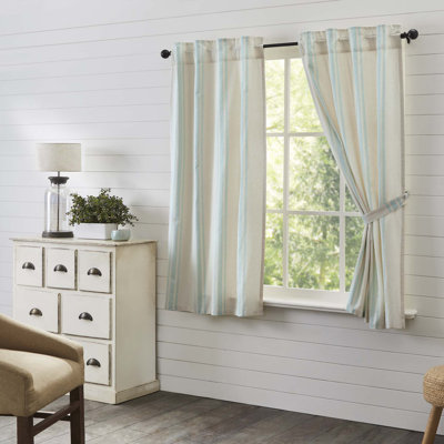 Tana Cotton Blend Room Darkening Curtain Panel Pair