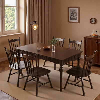 American Minimalist Rectangular Dining Table