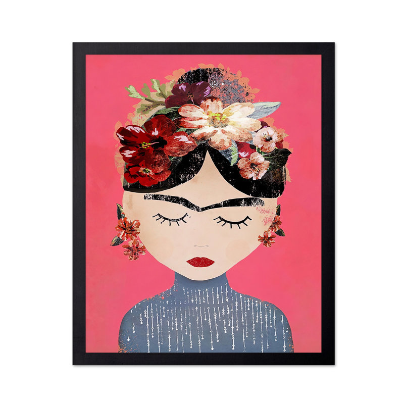 Frida Portrait No2, Sans cadre, Affiche, H 12 po x l 16 po