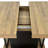 Extendable Rectangle Dining Table with Aged Wood Effect-944309853