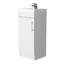 Lavabo de salle de bain blanc - intérieur spacieux, avec