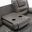 Fauteuil inclinable manuel 3 places avec 2 porte-gobelets intégrés pour le salon et la chambre à coucher-318715570