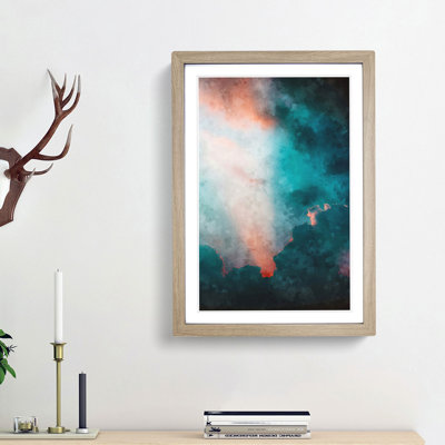 Ray of Light Through the Clouds - Picture Frame Graphic Art Print