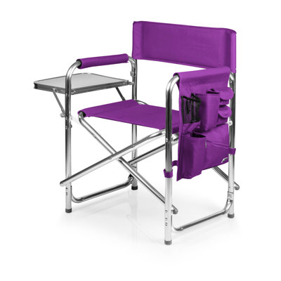 Sports Outdoor Portable Camp Chair with Side Table
