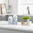 Ceramic White Decorative Jars with Spanish Tile Patterns Set