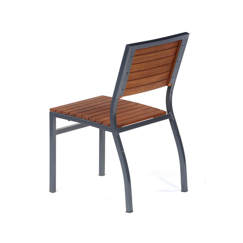 Jeremie Stacking Patio Dining Side Chair with Cushion