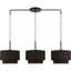 Luminaire suspendu cylindrique à 3 lumières DEL-91957453