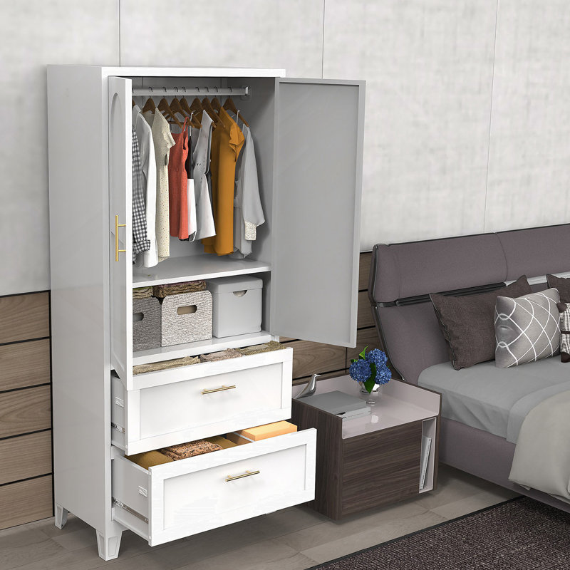 2 Doors 2 Drawers Wardrobe