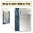 Gold Grey Fleeting Shadows I - Modern Decorative Wall Mirror, Gold Mirror, Printed Metal Art-443863938
