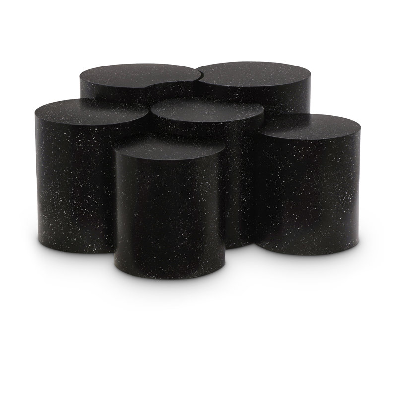 Ensemble de 6 tables de groupage Hylie, Noir