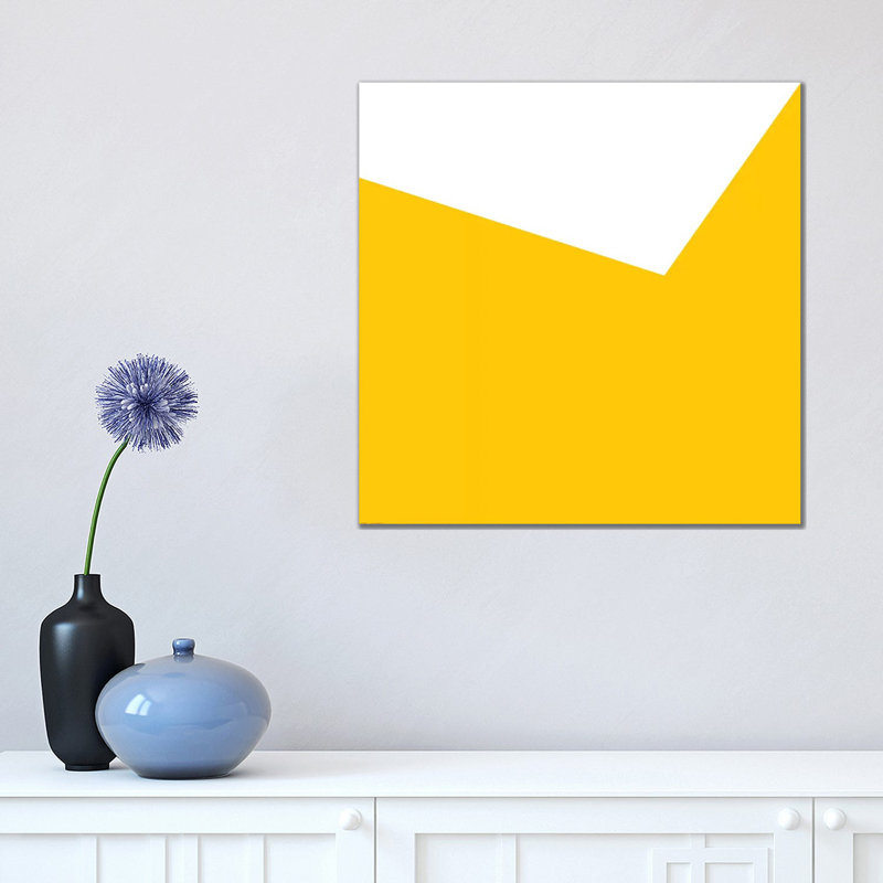 Mirra Yellow by Art Mirano - Wrapped Canvas Print, 45.72 cm H x 45.72 cm W x 3.175 cm D
