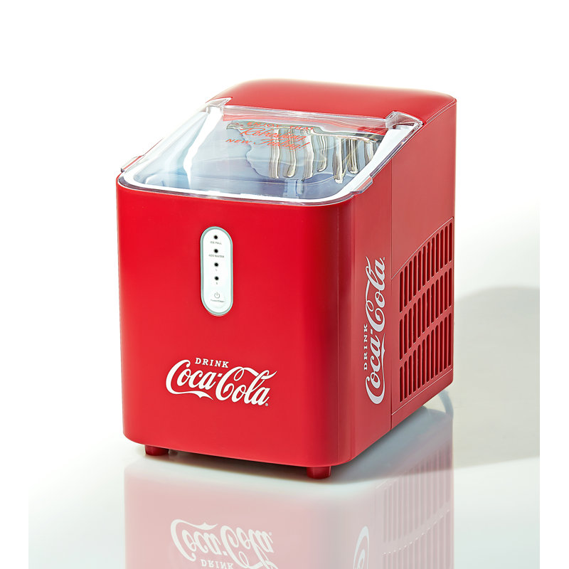 Coca-Cola Red Portable Countertop Ice Maker